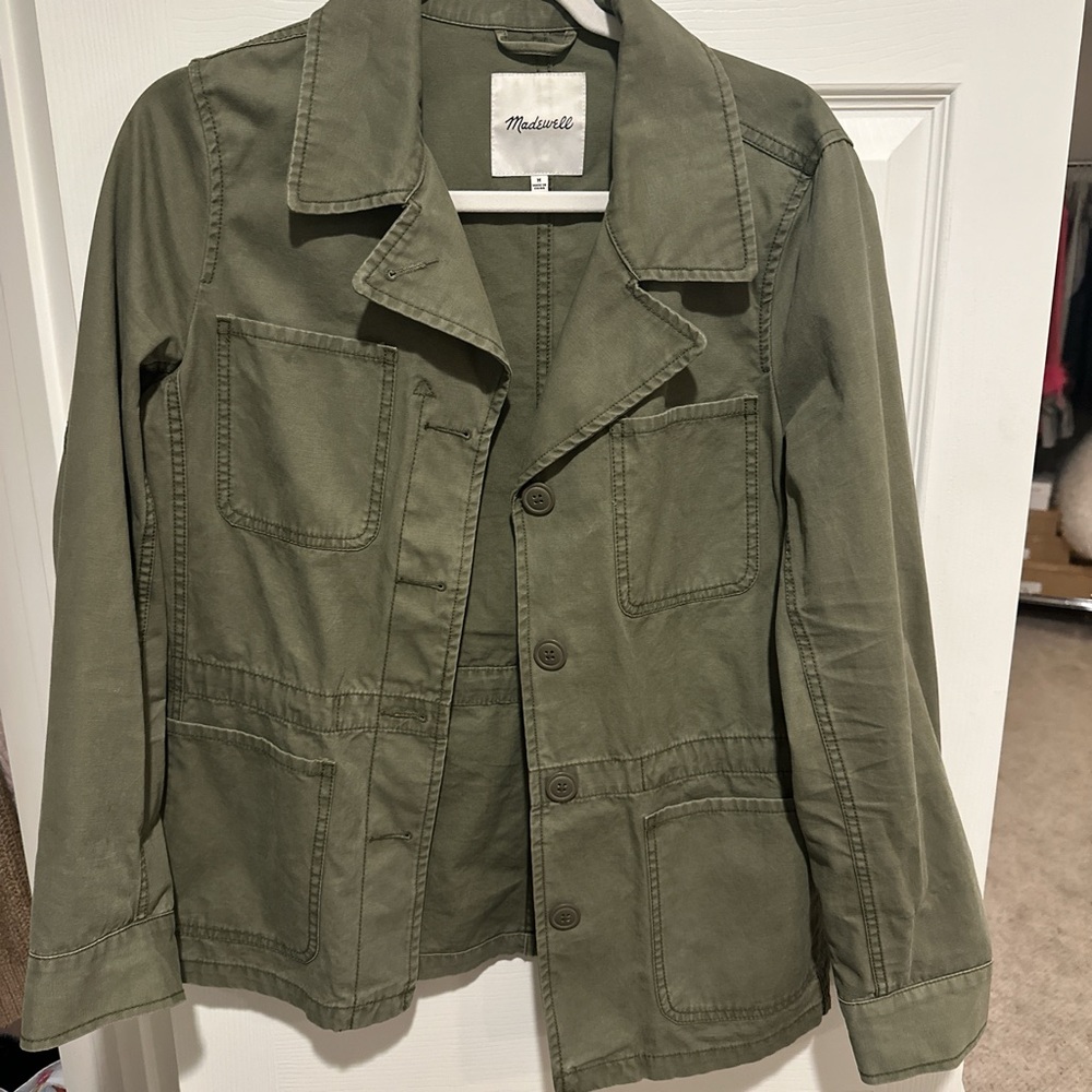 Madewell Khaki Green Utility Jacket